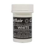 Sugarflair Lebensmittelfarbe Paste Pastell Weiss - White, 25g