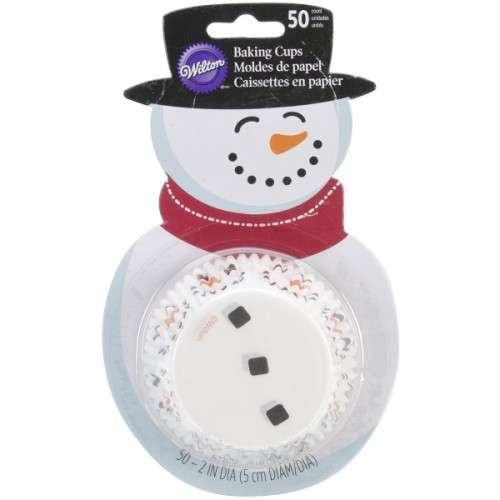 Wilton Cupcake Förmchen Snowman, 50 Stück