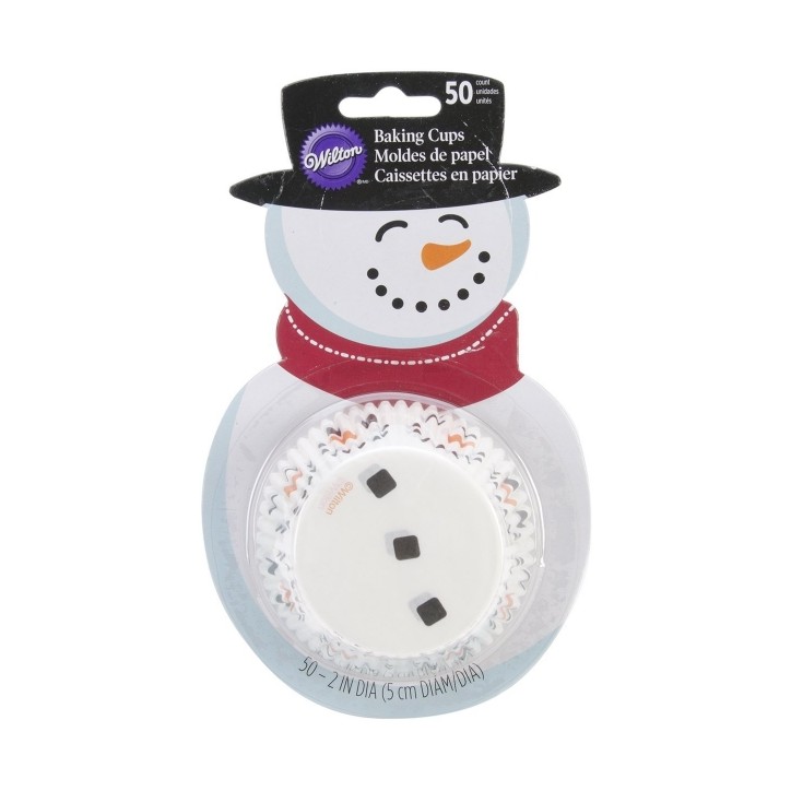 Snowman Baking Cups Wilton