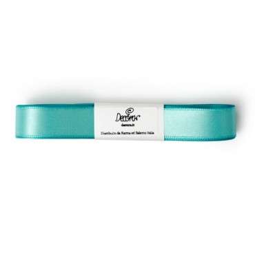 15mm Turquoise Double Satin Ribbon