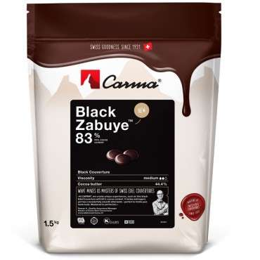 Schwarze Edelkuvertüre Black Zabuye 83%