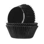 Bakeria Baking cup Black foil, 64 pcs