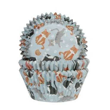 Katzen Cupcakepapierbackförmchen