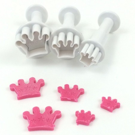 Dekofee Mini Plungers Crowns set/3