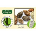 Katy Sue Designs Pine Cones Silicone Mould