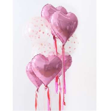 Heart Mylar Balloons Meri Meri Valentines Day