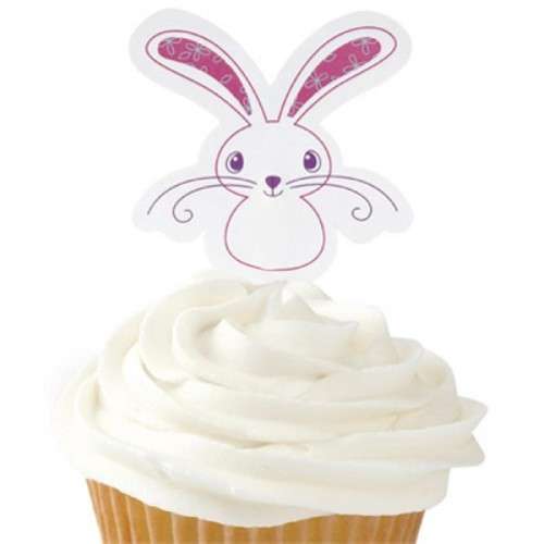 Wilton Bunny FunPix Topper, 12 pcs