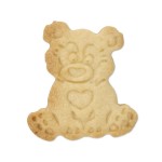 Städter Teddybär 3D Plätzchen Ausstecher mit Auswerfer und Prägung