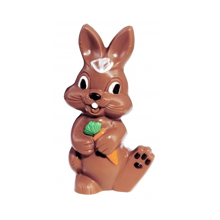 Chocolate Easter Bunny Mould with Carrot