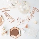 Ginger Ray Party in a Box - Rose-Gold Birthday für 16 Personen