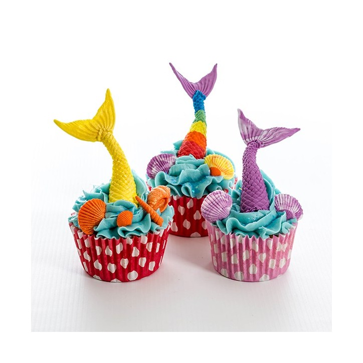 Katy Sue Mermaid Tail Sugarcraft Mould CE0067