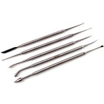 Stainless Steel Modelling Tools, 5 pcs