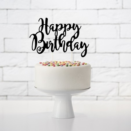 Cardstock Caketopper Happy Birthday