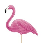 PartyDeco Aloha Flamingos Topper Picks, 6 Stück