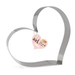 ScrapCooking Baking Frame Heart, 24x27cm