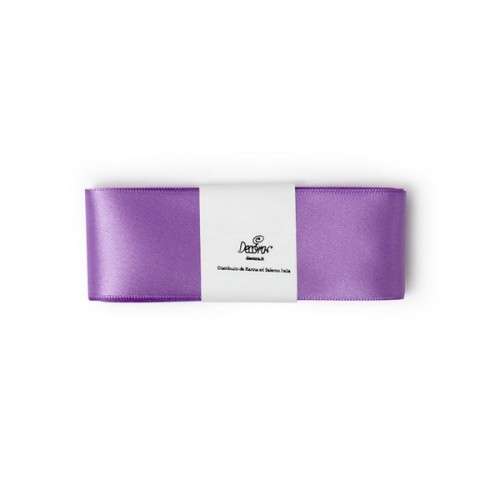 Decora Double Satin Ribbon Lilac, 40mm x 3m