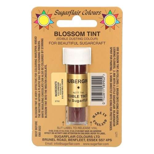 Sugarflair Puderfarbe Aubergine, 7ml