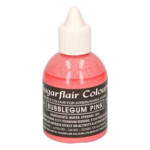 Sugarflair Airbrush Colour Bubblegum Pink, 60ml