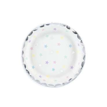 Pastel Stars Paper Plates