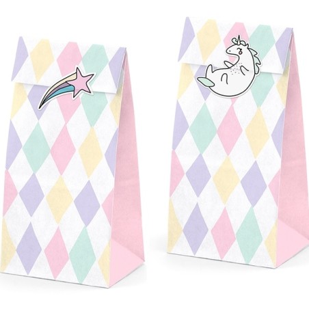 Pastel Treat Bags Partyware