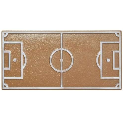 Fussballfeld Schokoladen-Tafel Giessform, 100g