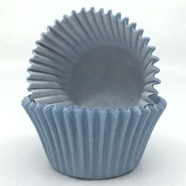 Light blue cupcake cases - stylish muffin liners for special occasions