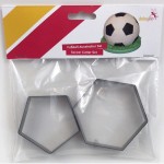 Dekofee Football Hexagon & Pentagon Cutter Set for a 20cm Ball