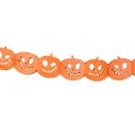 Halloween Pumpkin Blotting Paper Garland, 3m