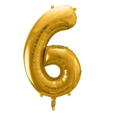 6-Ballon XXL Gold