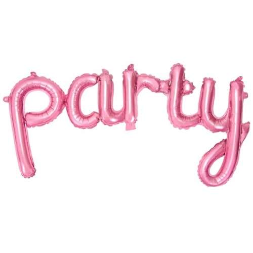 PartyDeco Party Foil Balloon Pink, 80x40cm