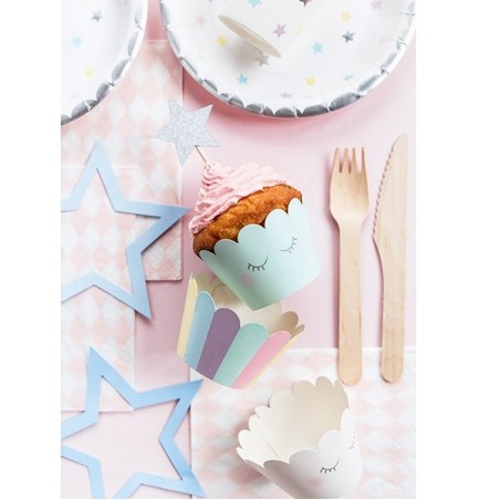 Cupcake wrappers Unicorn 6 pcs