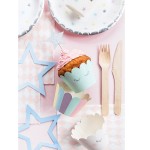 PartyDeco Magical Unicorn Cupcake Wrapper, 6 Stück