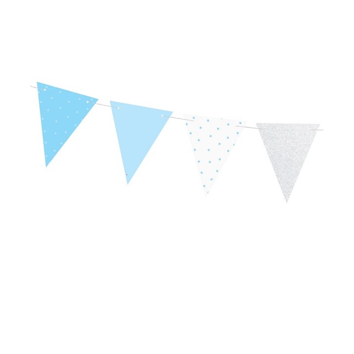 Baby Boy Paper Bunting