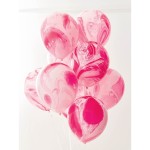 Talking Tables Pink Marble Mix Balloons, 12 pcs