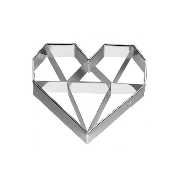 Diamant Herz Ausstecher, 6.50 cm