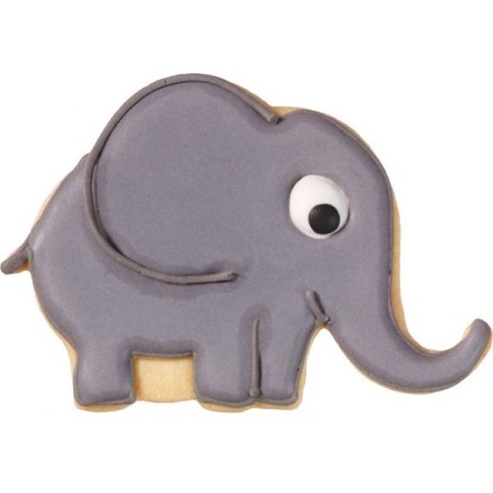 Elephant Fanti Cookie Cutter