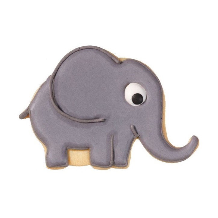 Elephant Fanti Cookie Cutter