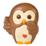 Double Pauline Owl Chocolate Mould, 100mm