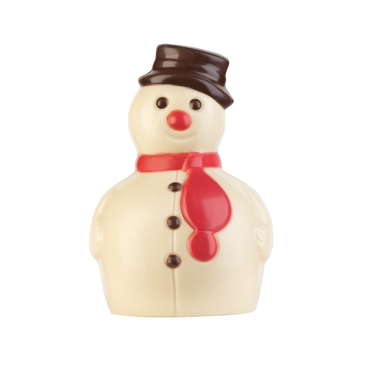 Snowman with Scarf Chocolate Mould Polycarbonate 8077