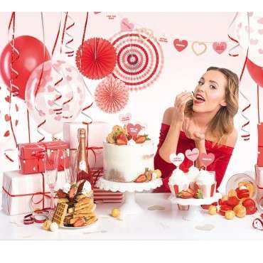 Liebe Party Dekorationsset 32-teilig Sweet Love Box of Decorations Set9