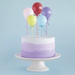 Unique Party Mini Balloon Cake Topper, 5 pcs