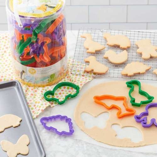 Wilton Animal Pals Cookie Cutter Set, 50 pcs