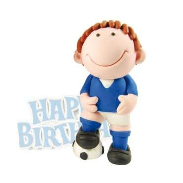 Soccer Player Cake Topper CD102B