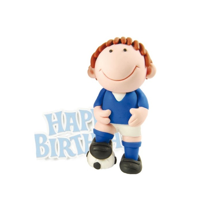 Soccer Player Cake Topper CD102B