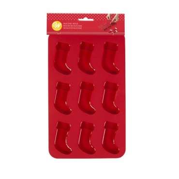 Wilton Holiday Stockings Silicone Candy Mold WL-2115-8524