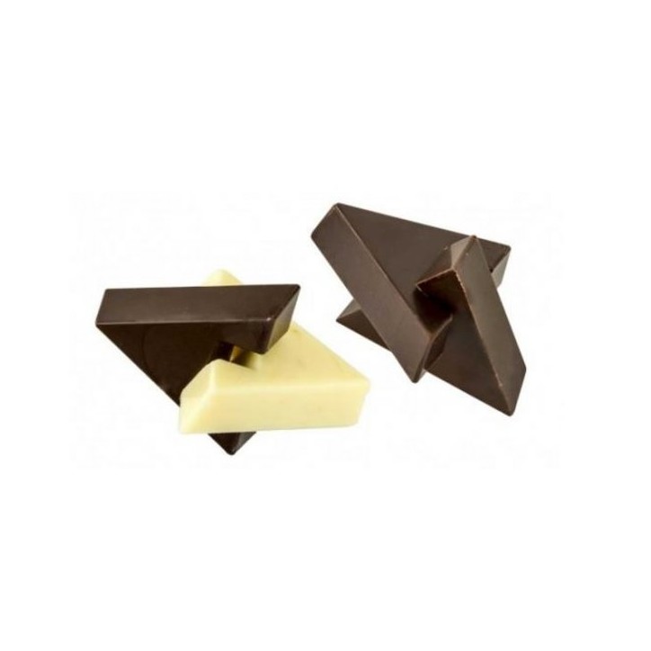 INTERLOCKING TRIANGLE CHOCOLATE MOLD 0050122