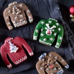 Dr. Oetker Ugly Christmas Sweater Ausstecher Set, 3-teilig