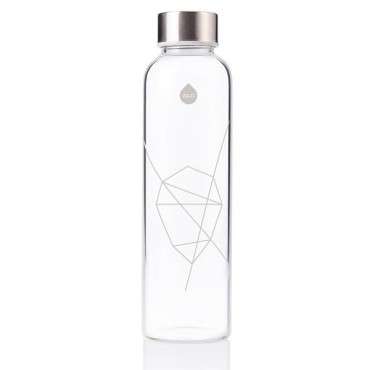 750ml Glass Bottle Mismatch White with Feld Cover Sand Sky - 3830054689015