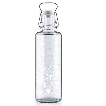 Reusable Glass Bottle 1 Litre ICEBREAKER SOULBOTTLES