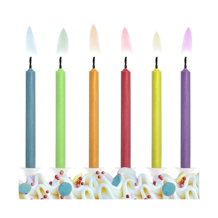 Coloured Flames Partycandles